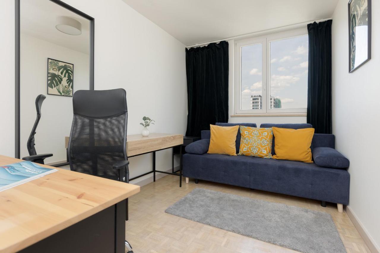 Warsaw City View Apartment With 2 Bedrooms & Ac By Noclegi Renters Zewnętrze zdjęcie